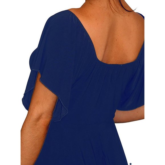 FunFash Rhinestones Top Made in USA White or Blue - Picture 6 of 7